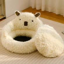 Alpaca Plush Pet Bed